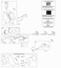 Camshaft Crankshaft Cylinder Piston Group Diagram and Parts List for 12S435-0125-G8  Briggs and Stratton Engine